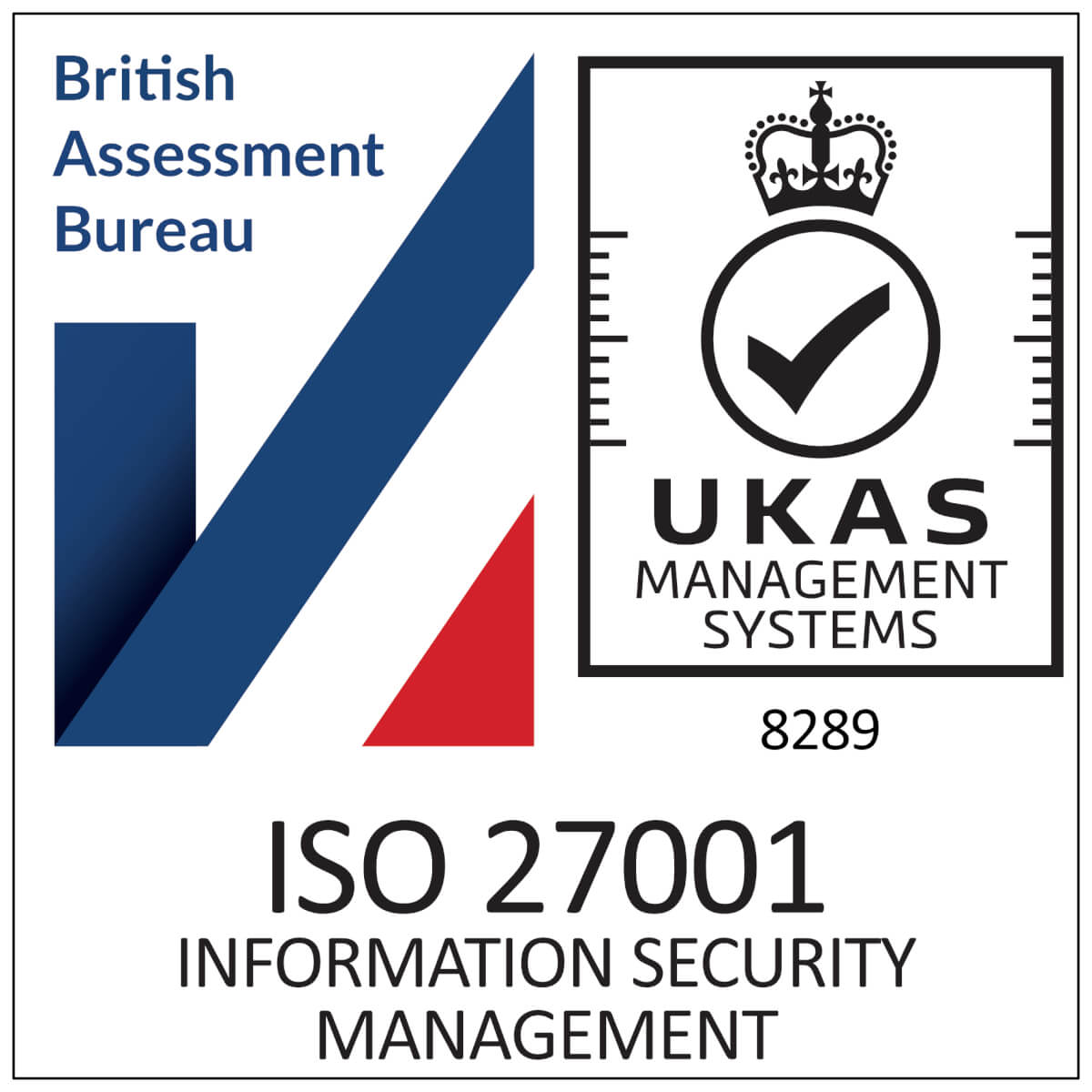 ISO IEC 27001 Information Security Management Certified
